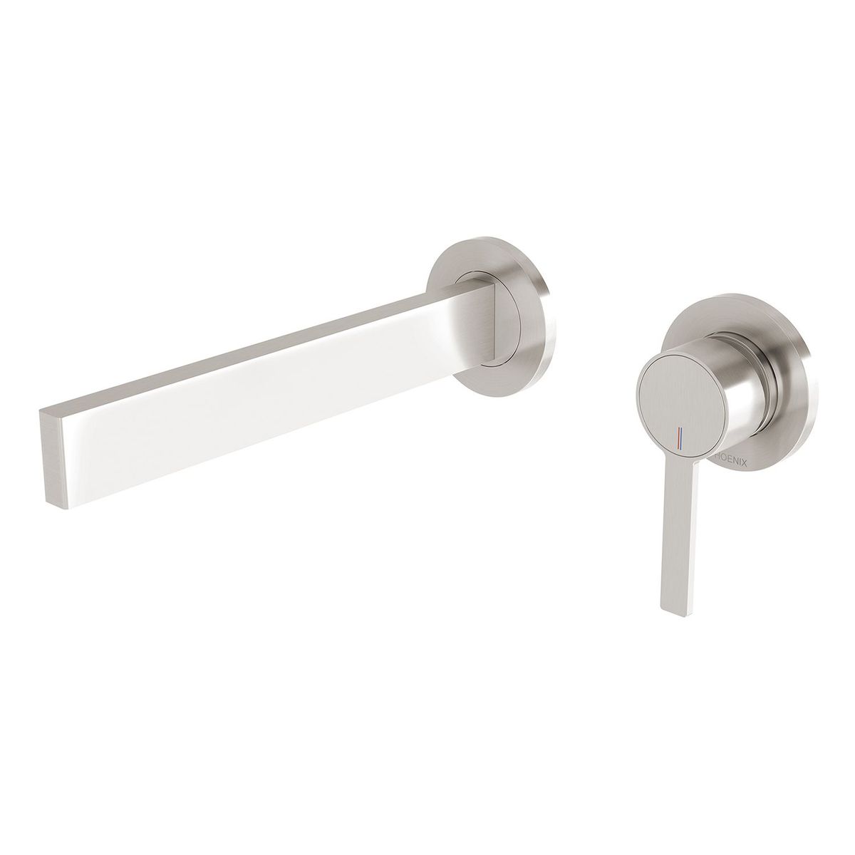 Lexi MKII SwitchMix Wall Bath Mixer Set 200mm Fit-Off Kit - Brushed Nickel