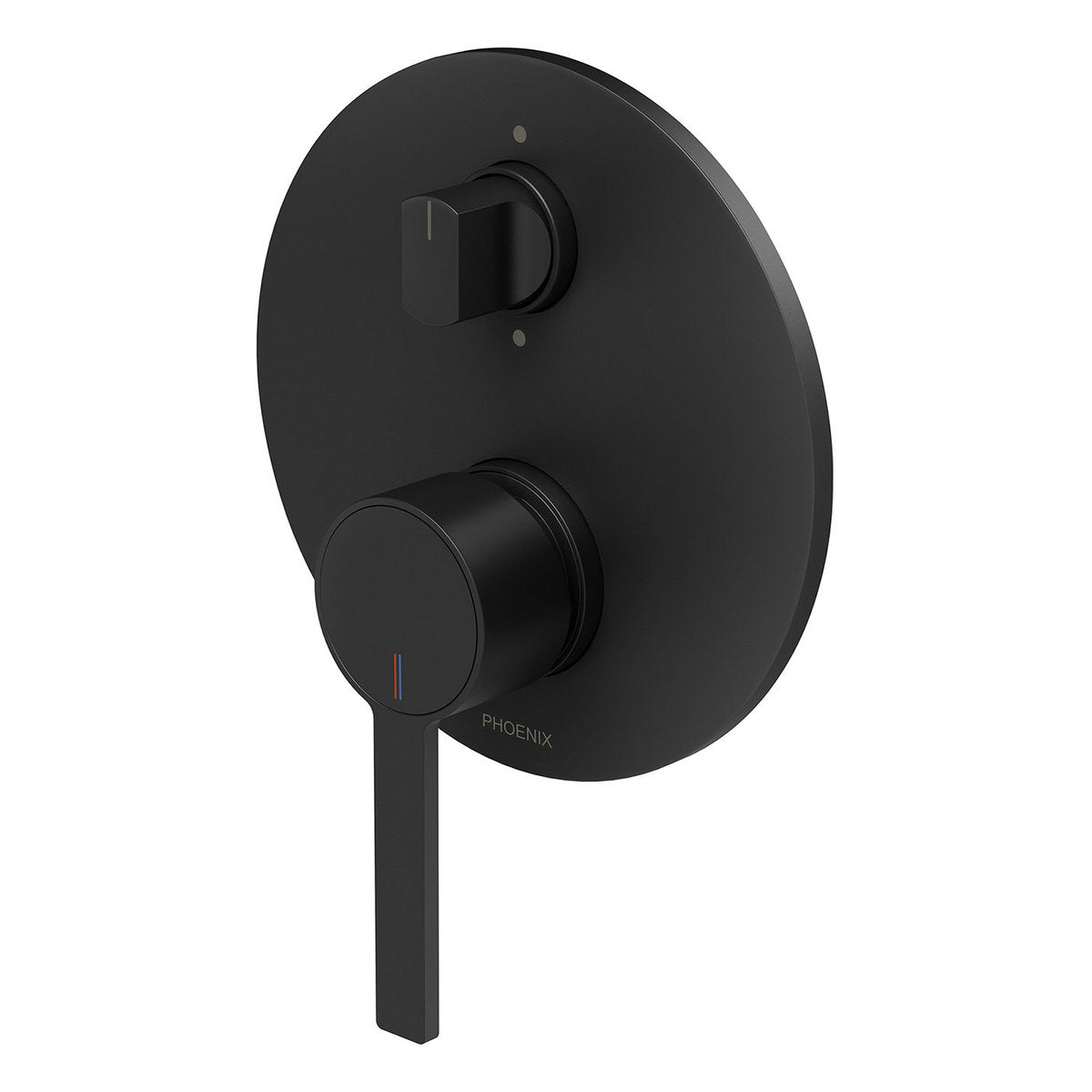 Phoenix Lexi MKII SwitchMix Shower/Bath Diverter Mixer (Complete Kit), Matte Black