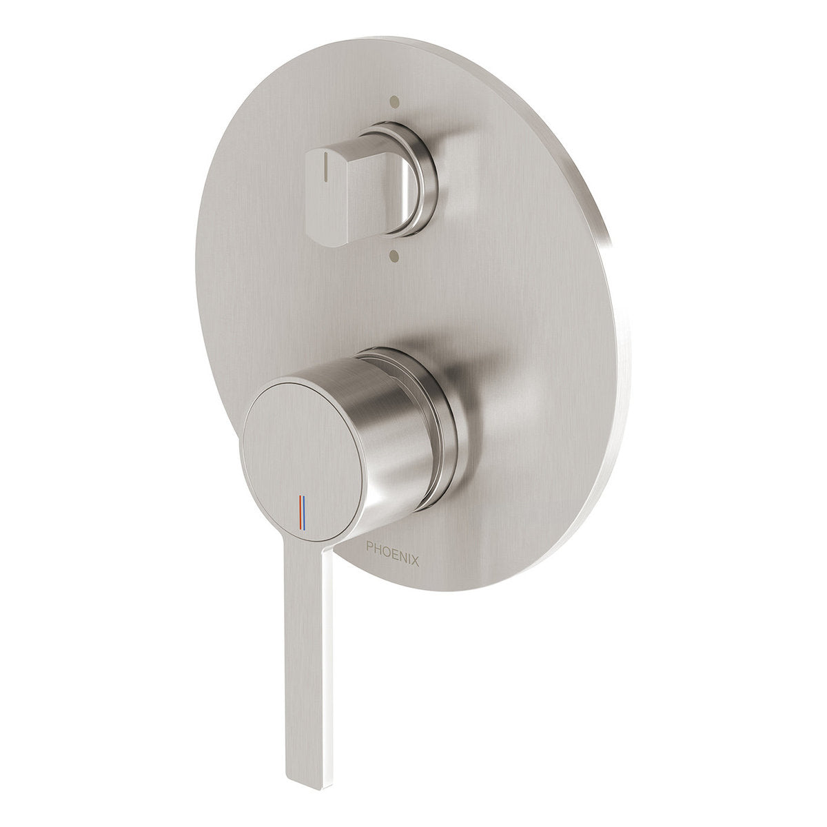 Phoenix Lexi MKII SwitchMix Shower/Bath Diverter Mixer (Complete Kit), Brushed Nickel