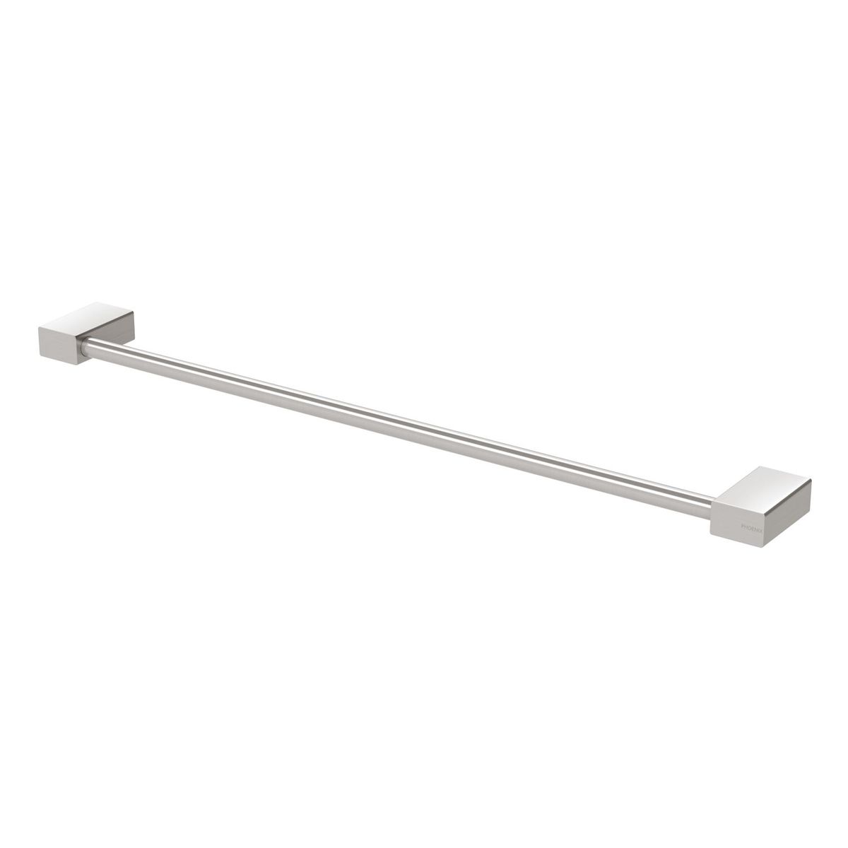 Lexi MKII Single Towel Rail 600mm - Brushed Nickel