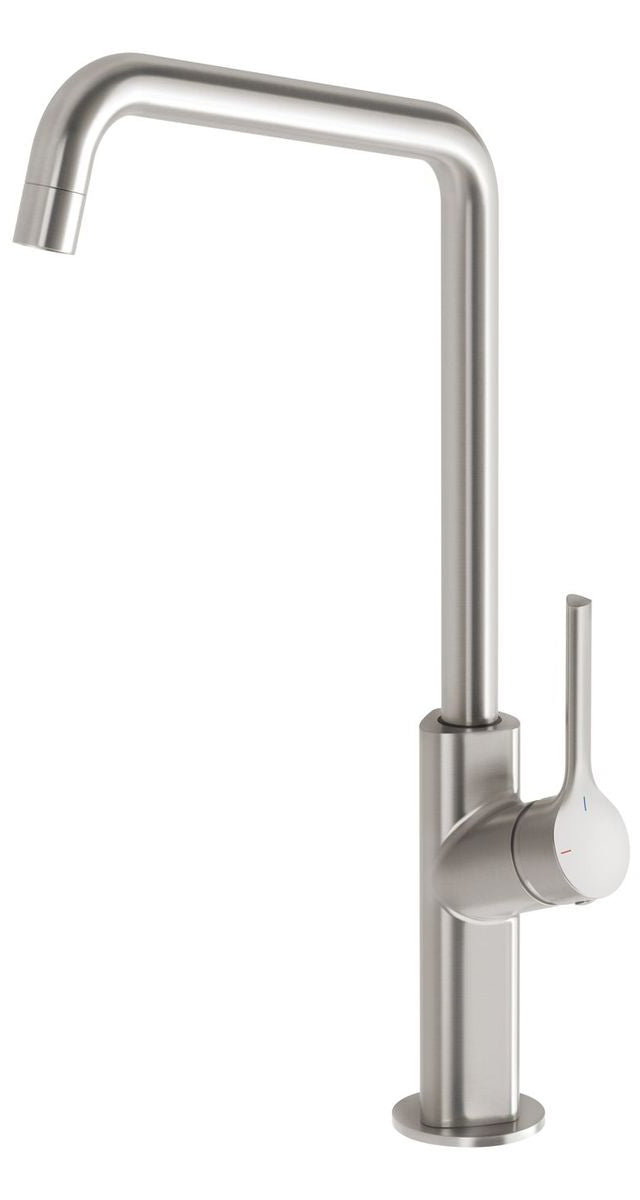 Ester Sink Mixer 200mm Squareline - Brushed Nickel
