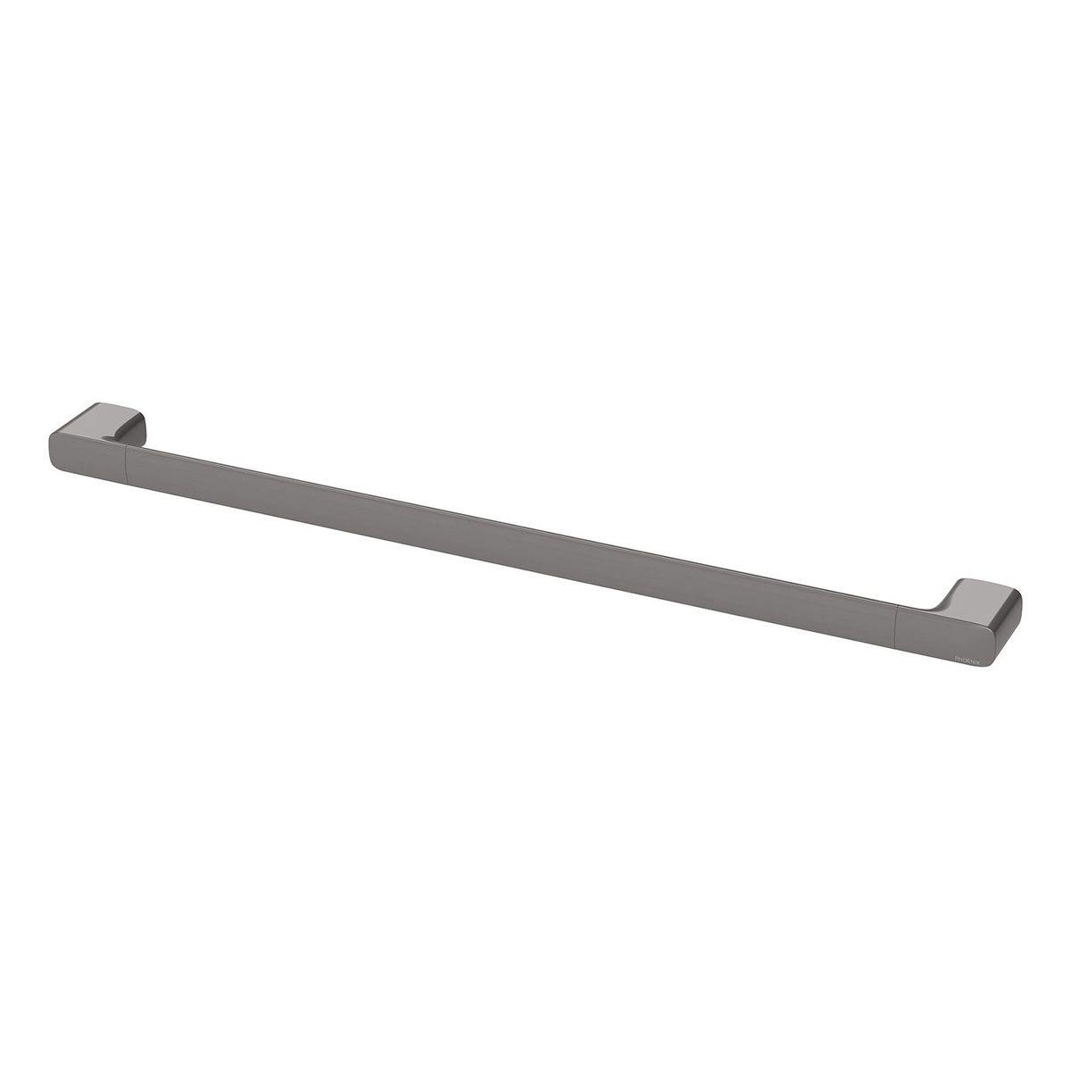 Nuage Single Towel Rail 600mm - Brushed Carbon