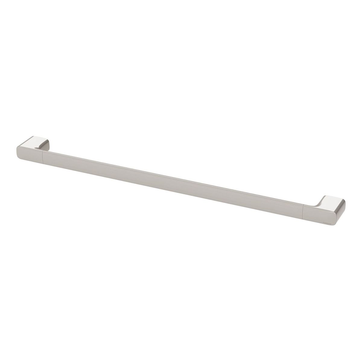 Nuage Single Towel Rail 600mm - Brushed Nickel