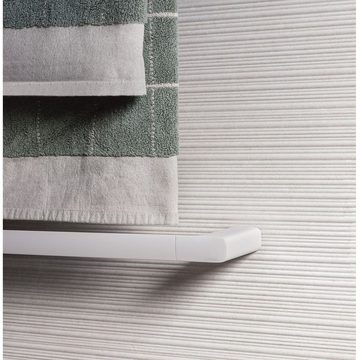 Nuage Single Towel Rail 600mm - Matte White