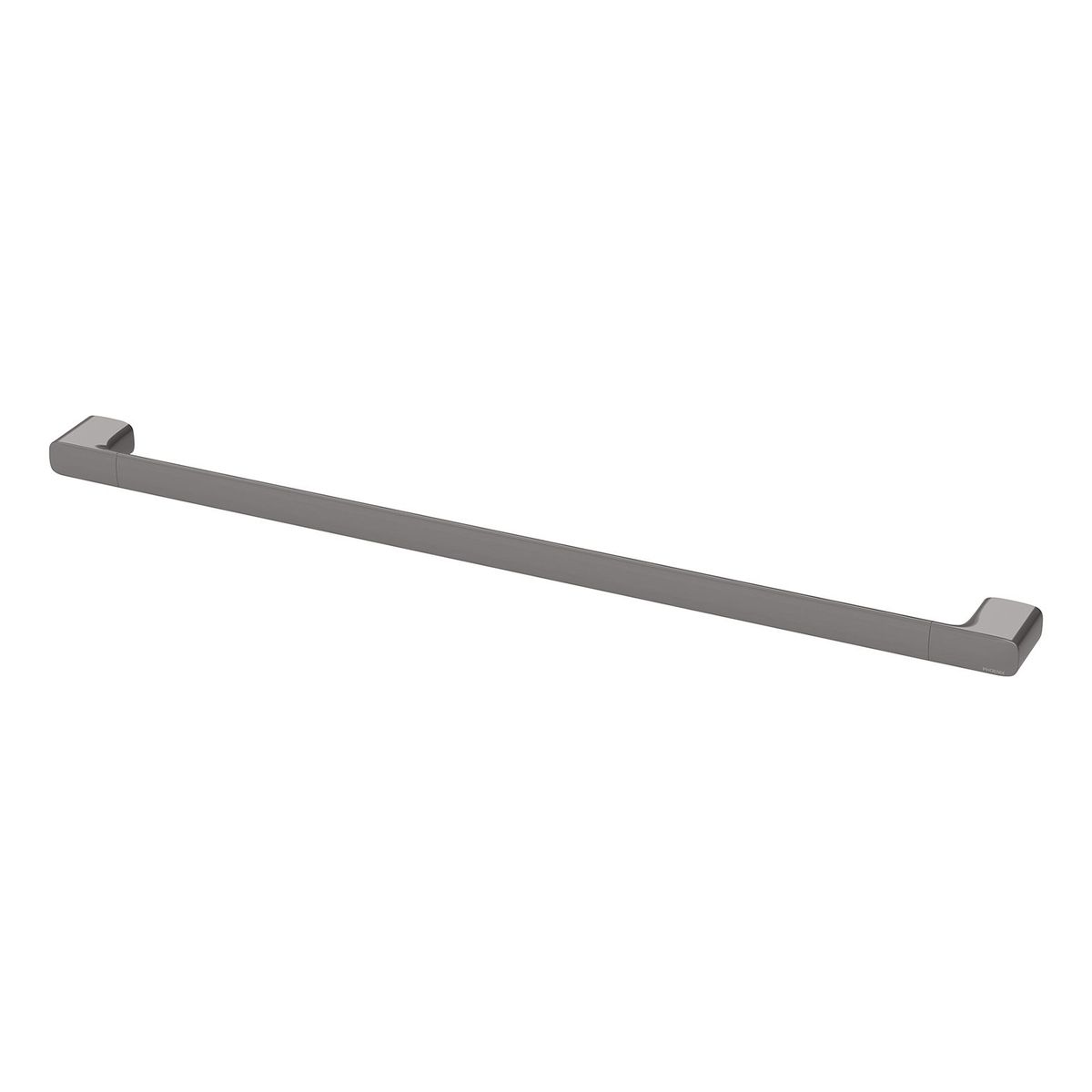 Nuage Single Towel Rail 800mm - Brushed Carbon