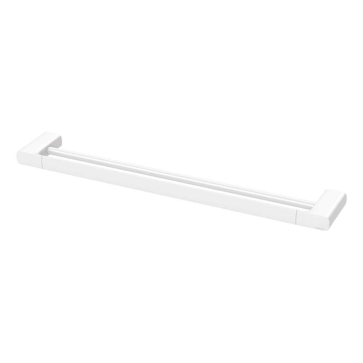 Nuage Double Towel Rail 600mm - Matte White