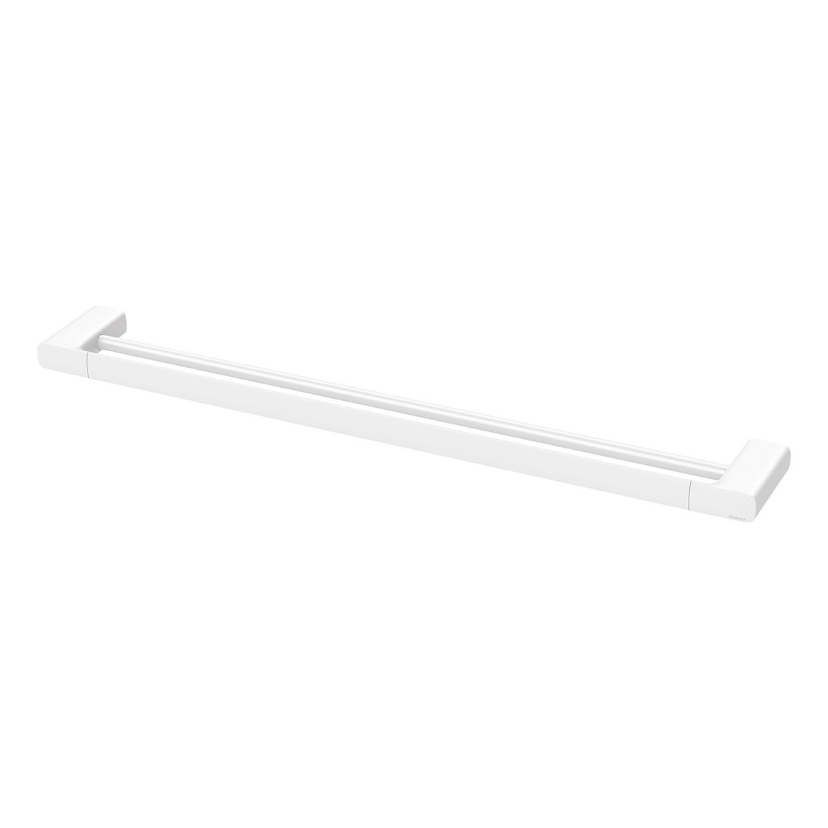 Nuage Double Towel Rail 800mm - Matte White