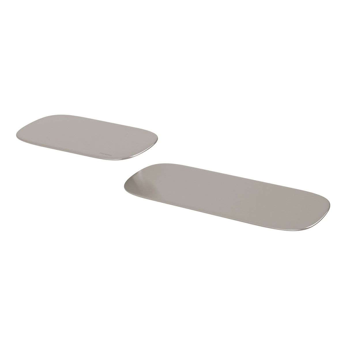 Nuage Shower Shelves - Brushed Nickel