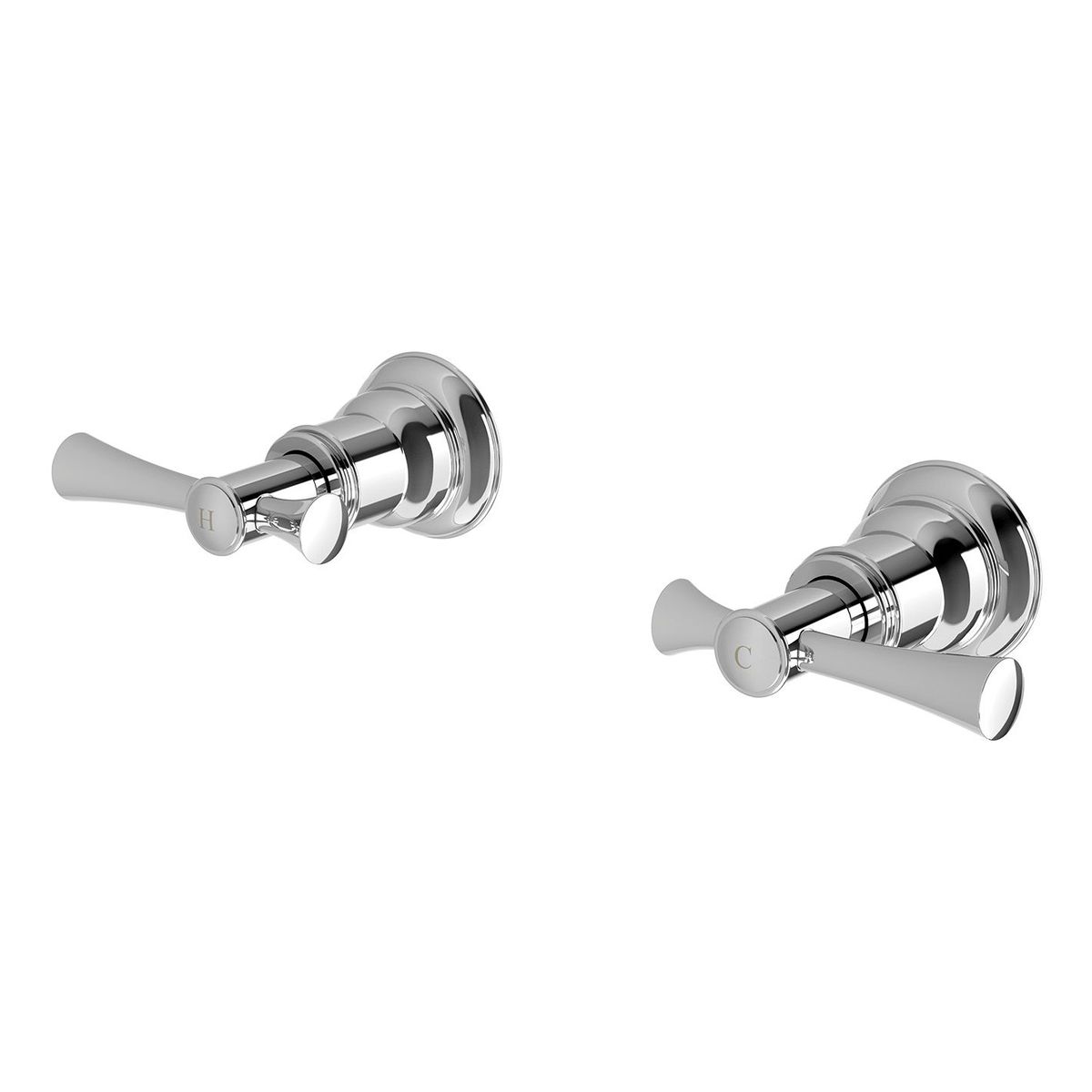 Cromford Wall Top Assemblies, Lead Free - Chrome