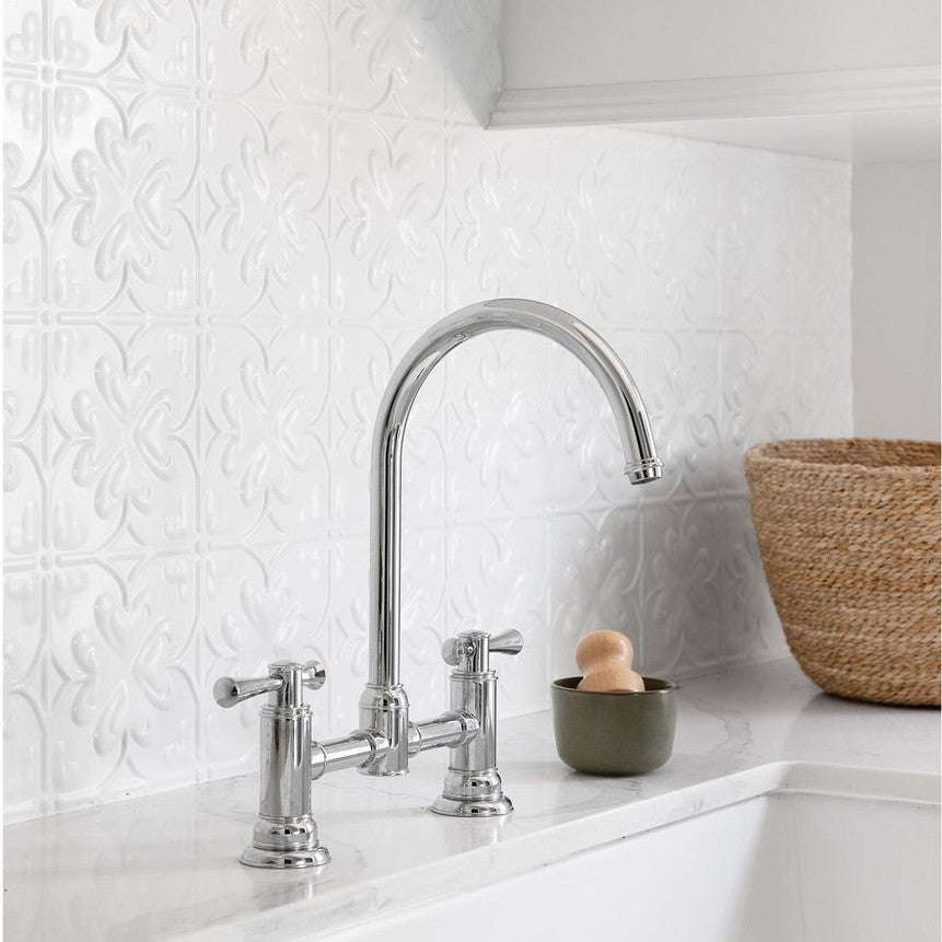Cromford Exposed Sink Set - Chrome, Lead Free