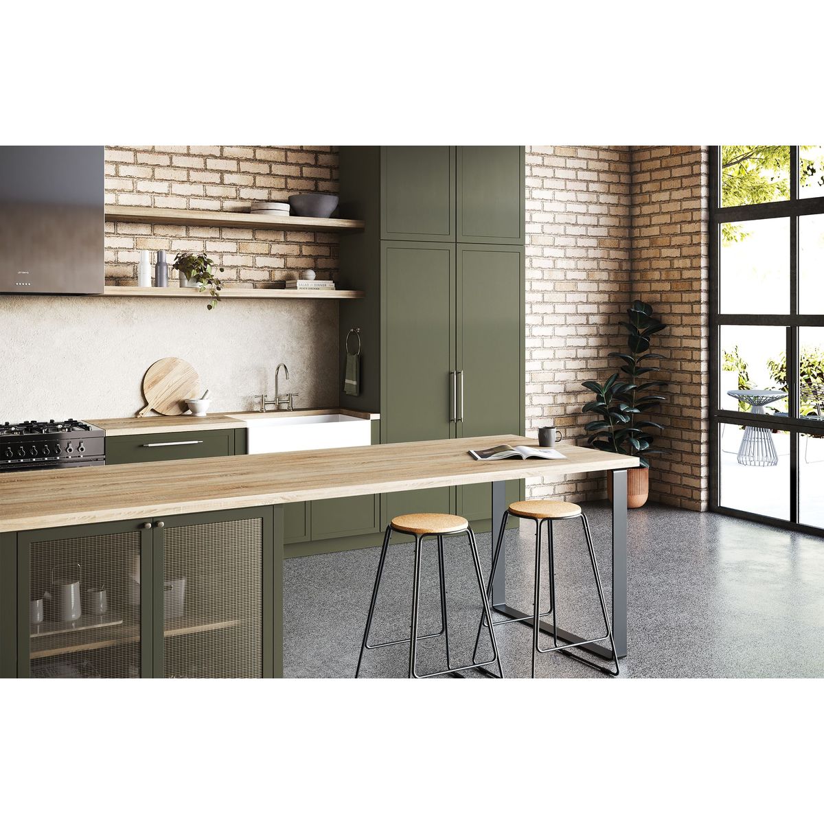 Cromford Exposed Sink Set, Lead Free - Brushed Nickel