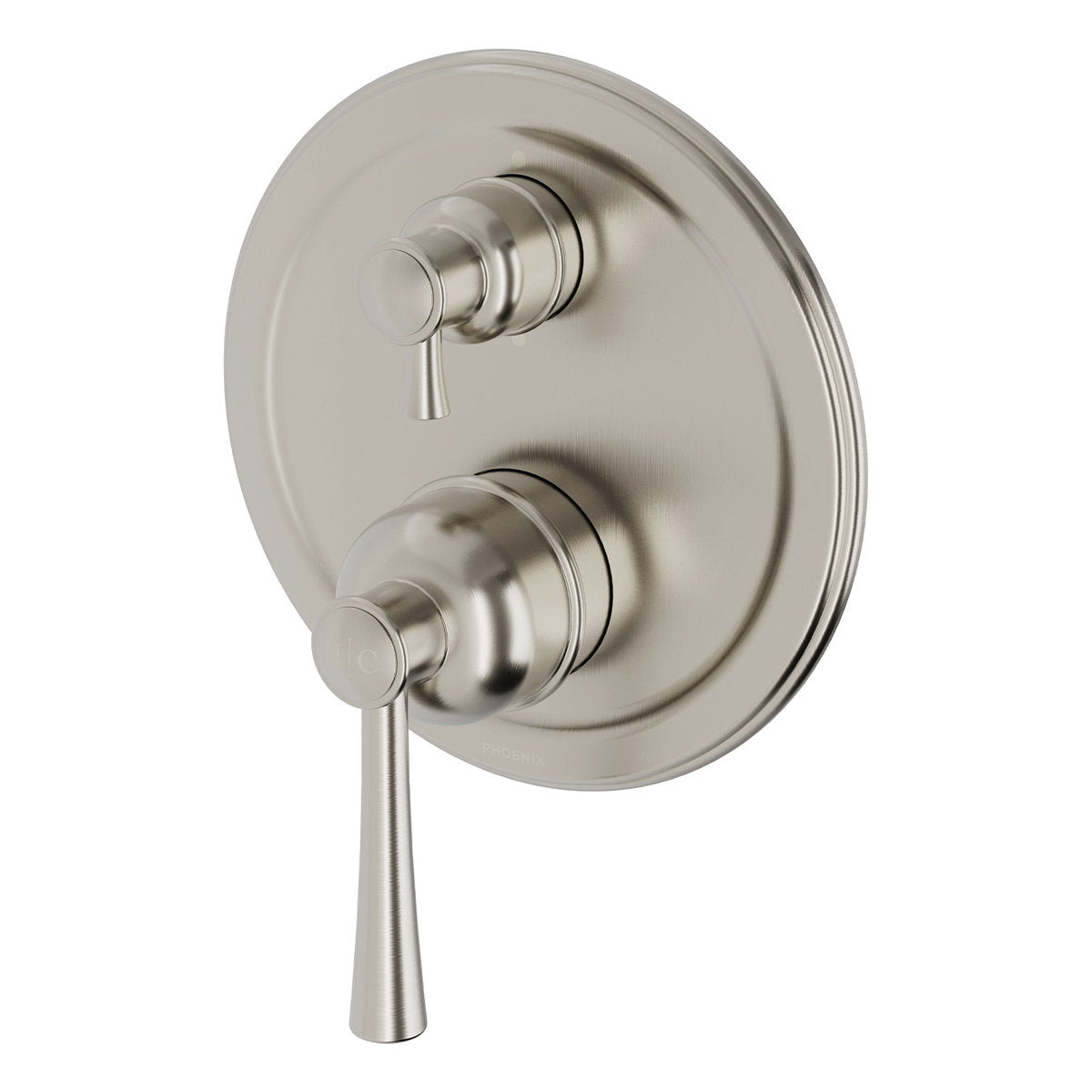 Phoenix Cromford SwitchMix Shower/Bath Diverter Mixer (Complete Kit), Lead Free, Brushed Nickel