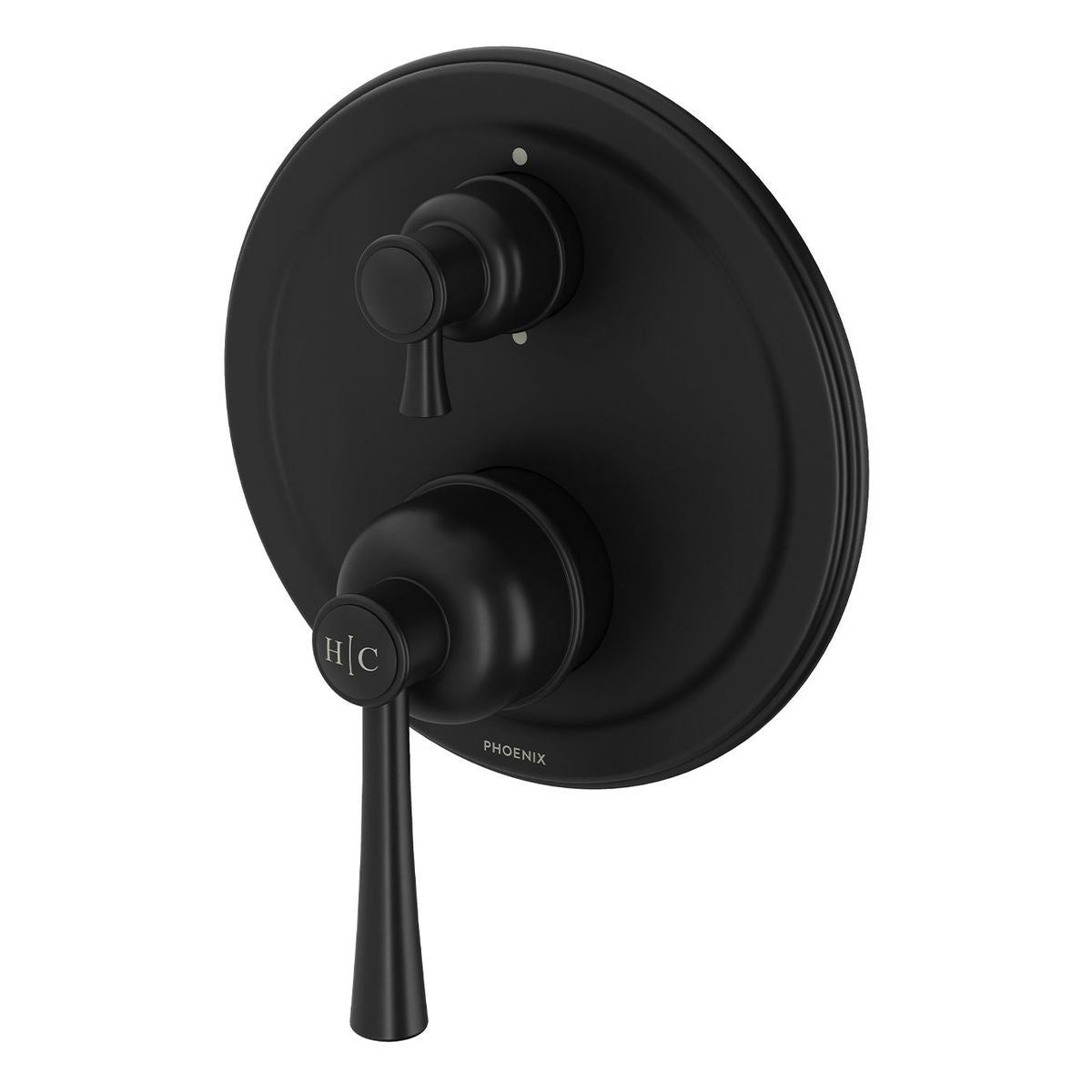 Cromford SwitchMix Shower / Bath Diverter Mixer Fit-Off Kit - Matte Black