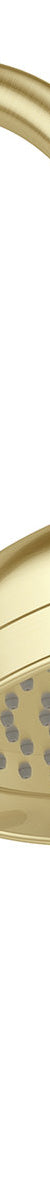 Phoenix Cromford High-Rise Shower Arm and Rose 210mm, Brushed Gold
