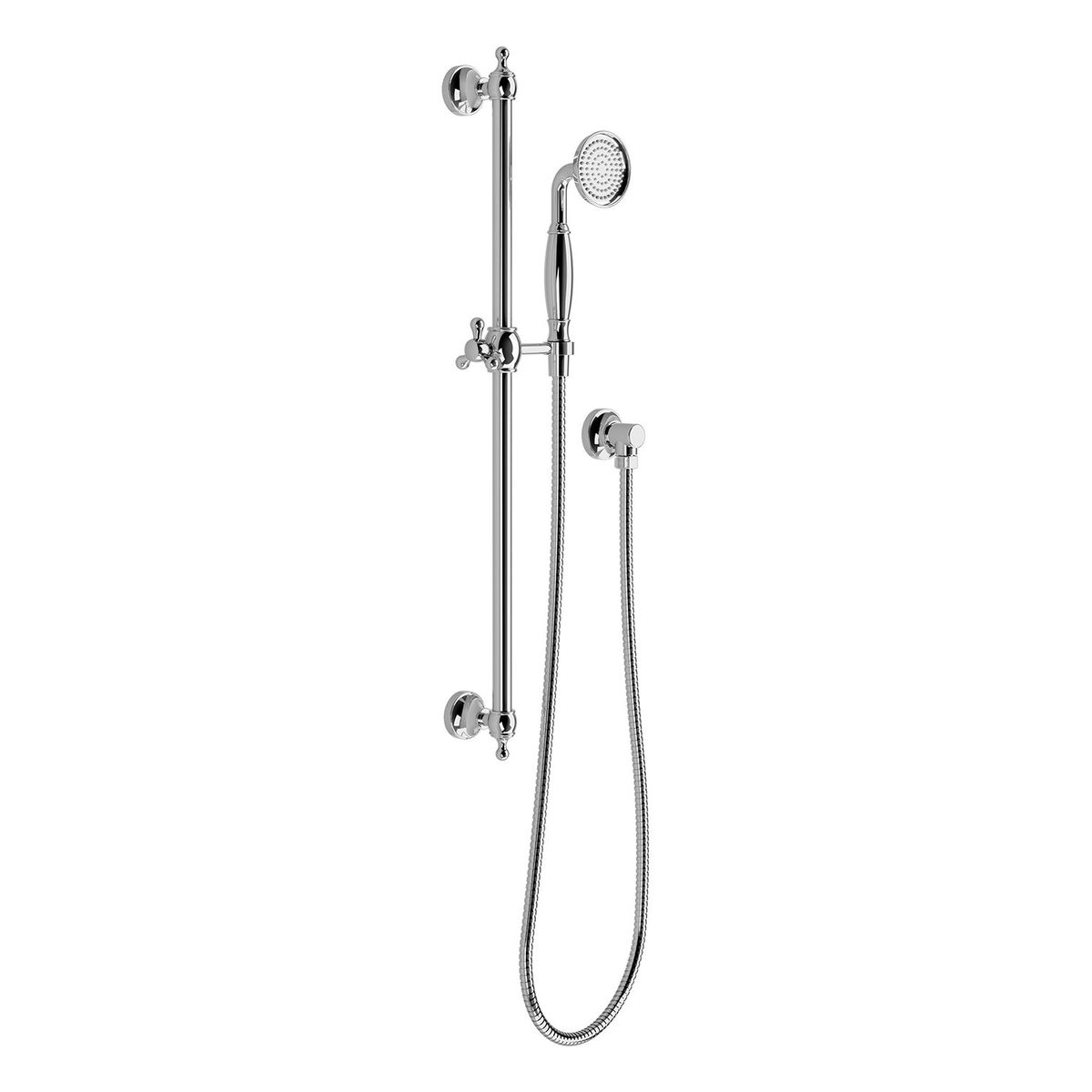 Cromford Rail Shower - Chrome