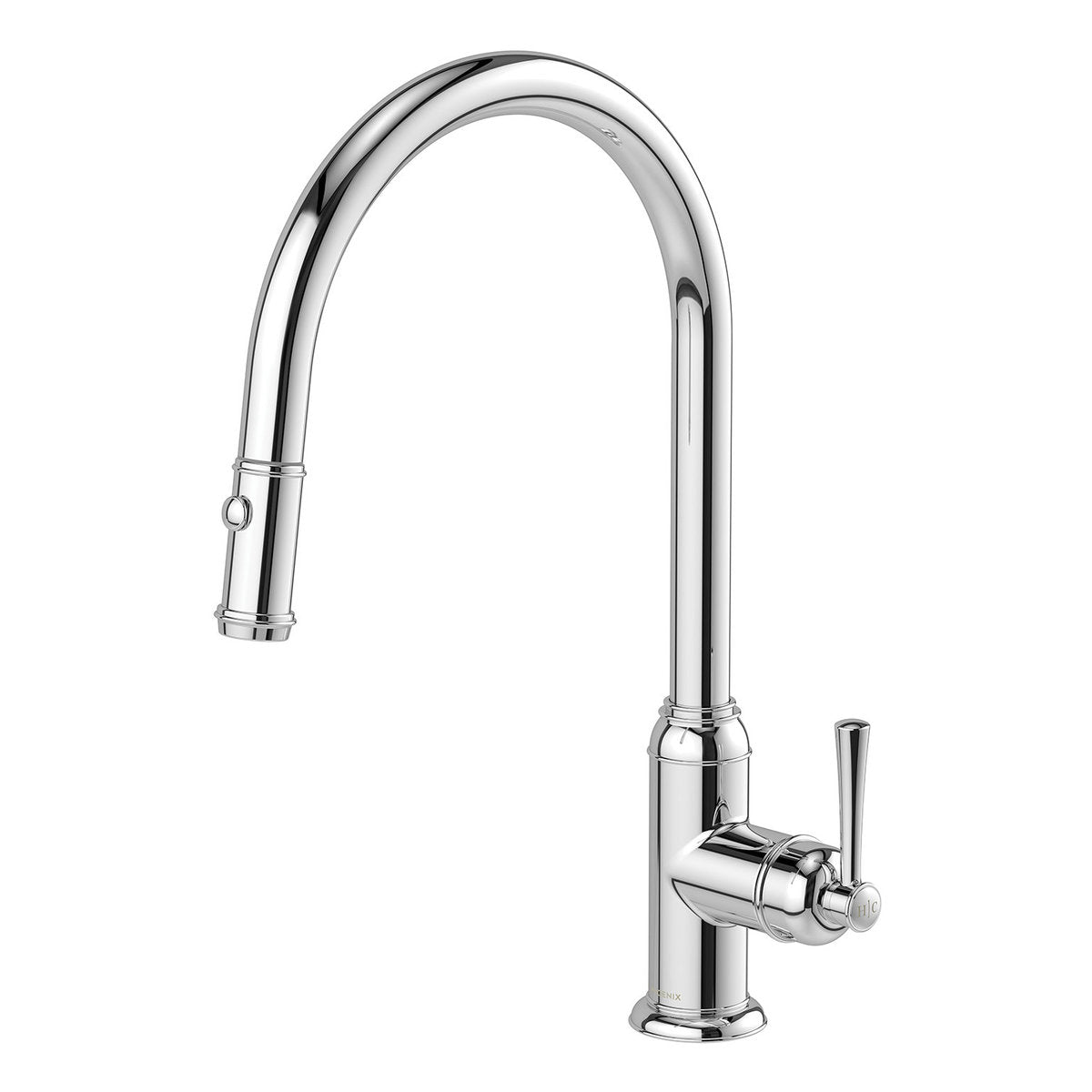 Phoenix Cromford Pull Out Sink Mixer 200mm, Lead Free, Chrome