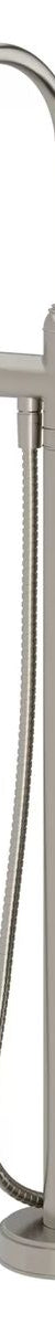 Cromford Floor Mounted Bath Mixer with Hand Shower, Brushed Nickel
