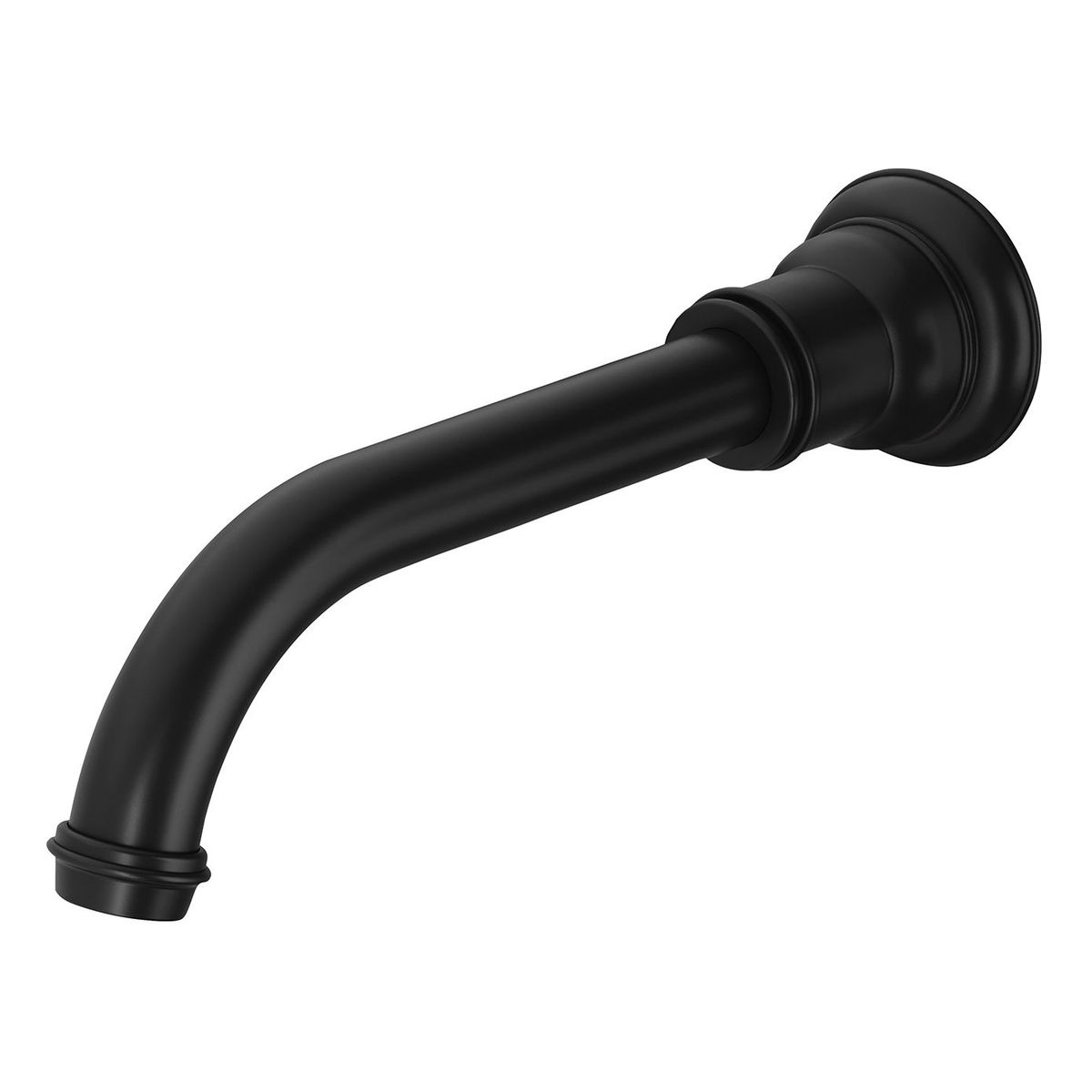 Cromford Wall Basin / Bath Outlet, Lead Free - Matte Black