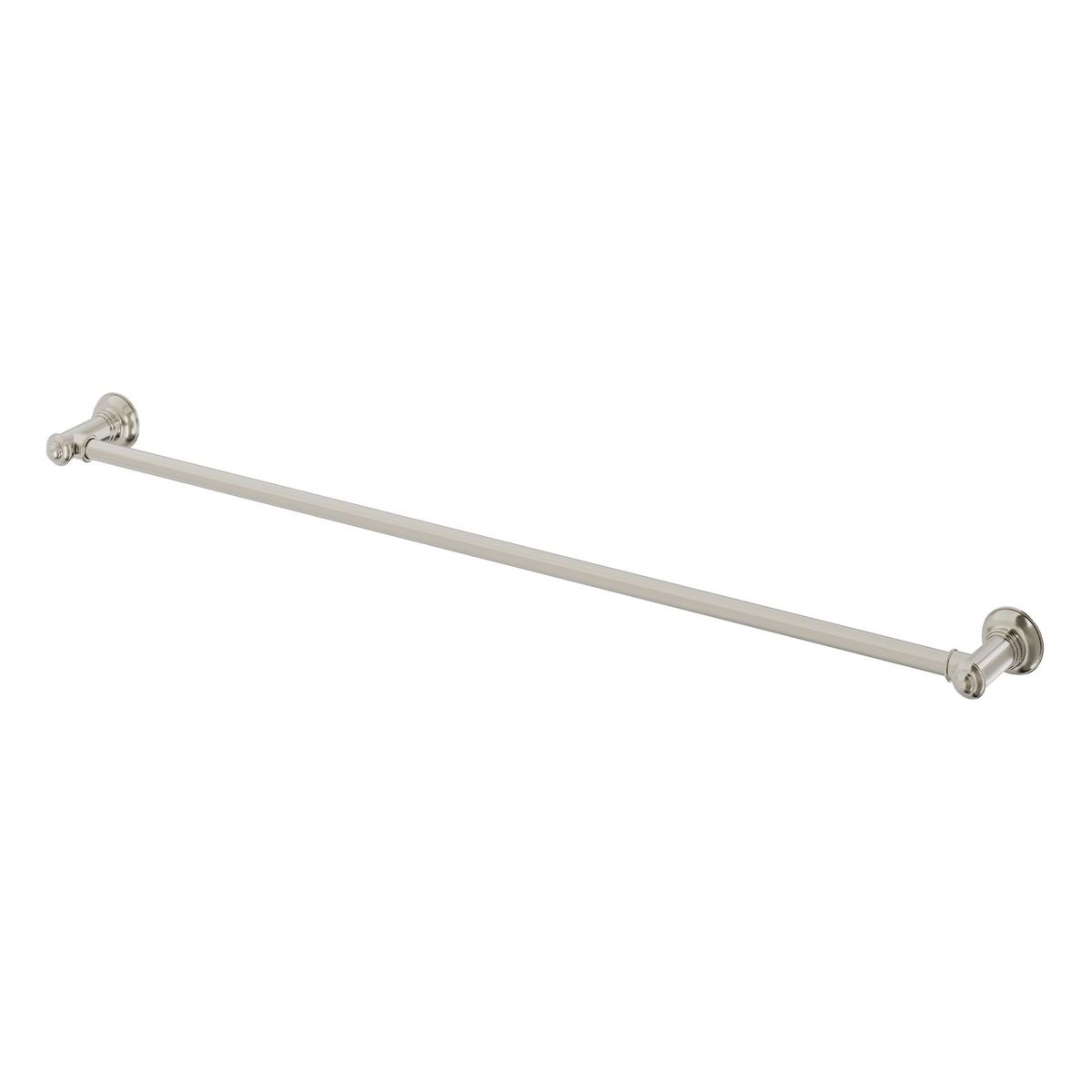 Cromford Single Towel Rail 800mm - Brushed Nickel