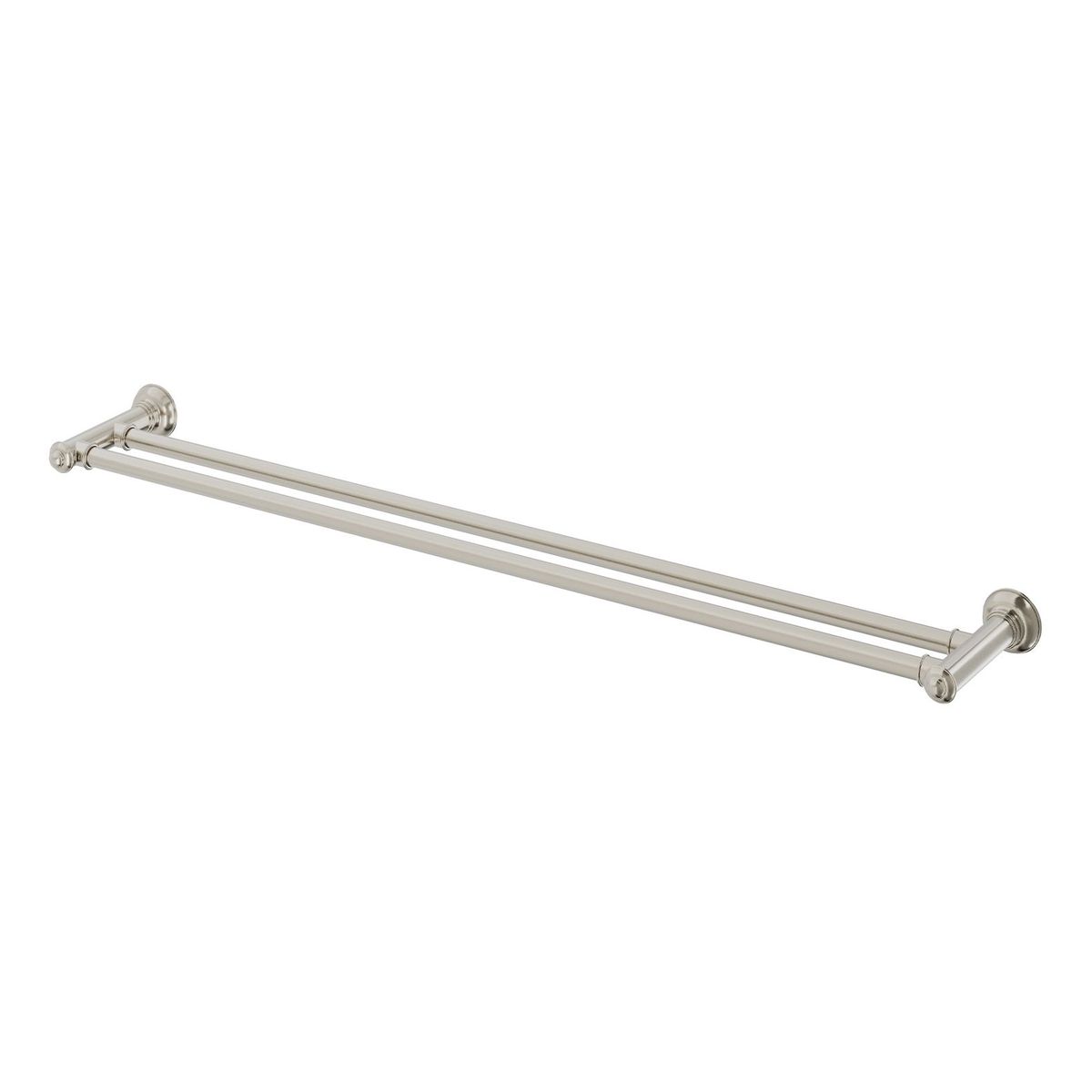 Cromford Double Towel Rail 800mm - Brushed Nickel