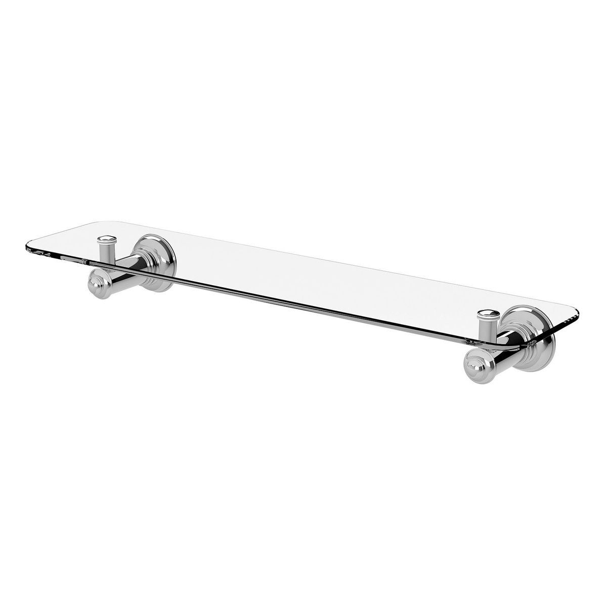 Cromford Glass Shelf 450mm - Chrome