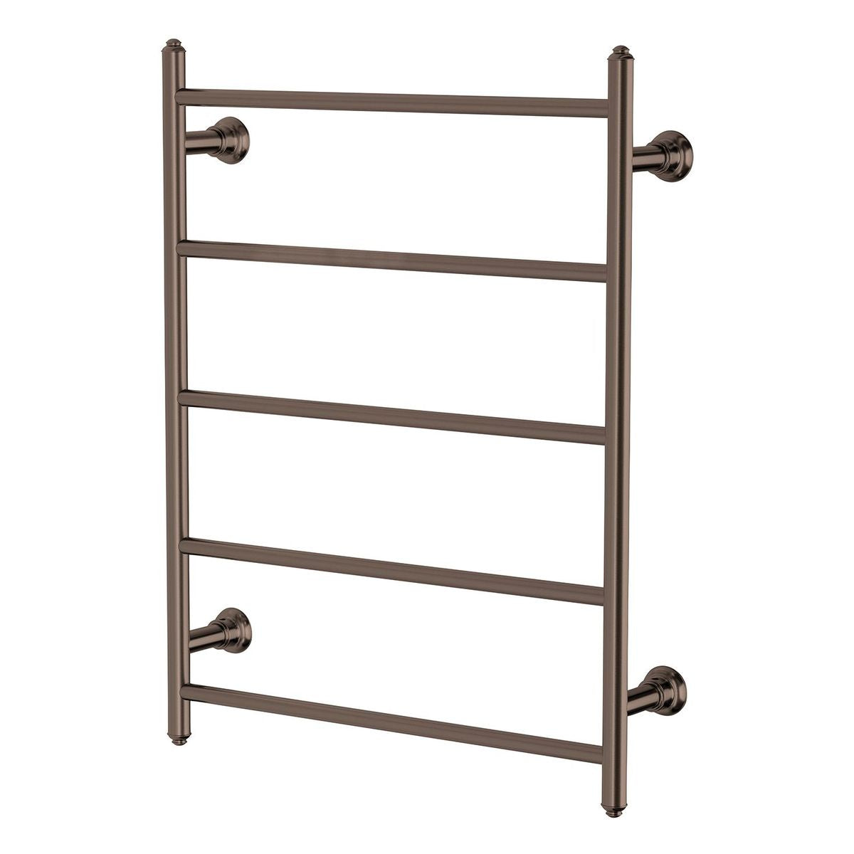 Phoenix Cromford Heated Towel Ladder 550mm x 750mm, Brushed Bronze