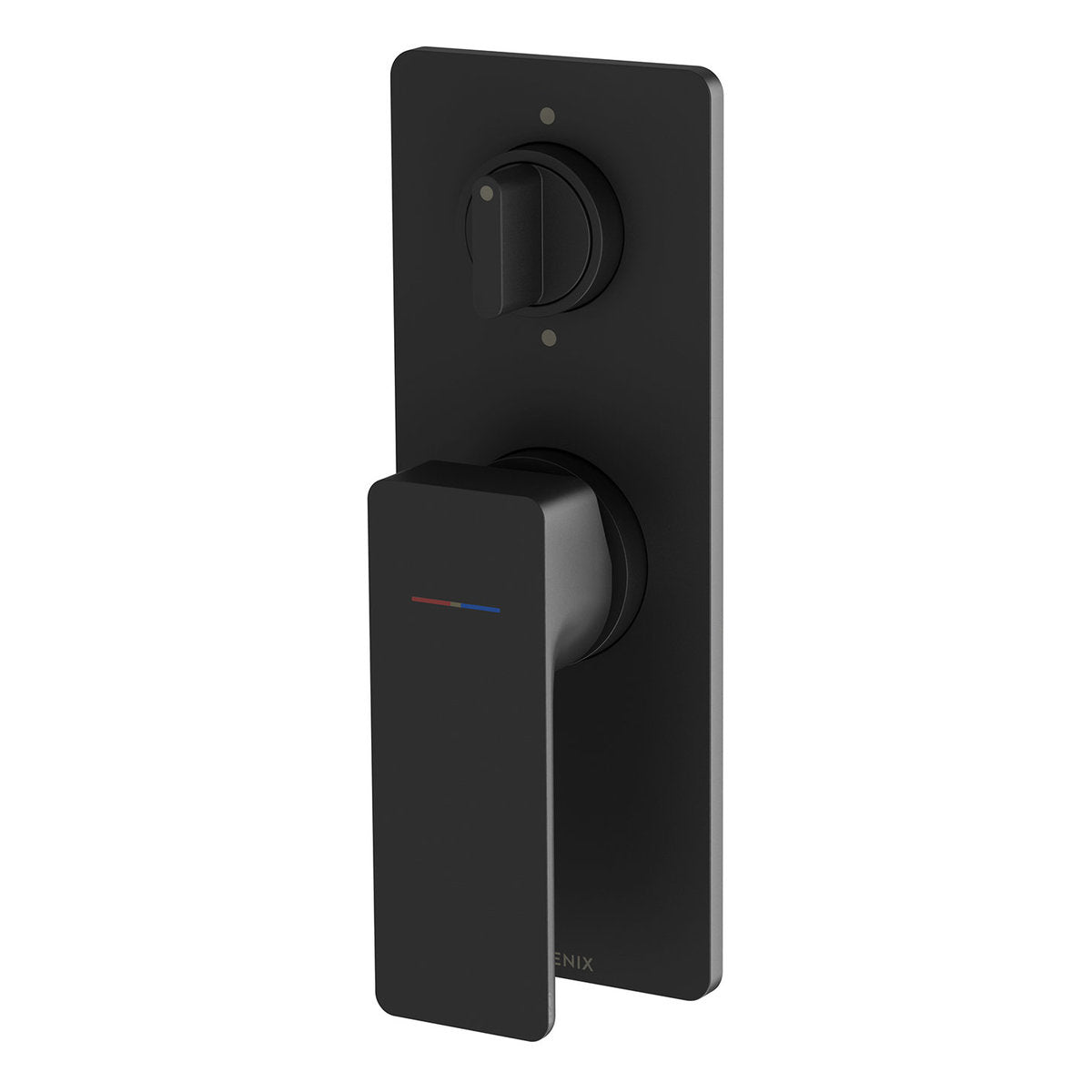 Phoenix Gloss MKII SwitchMix Shower/Bath Diverter Mixer (Complete Kit), Matte Black