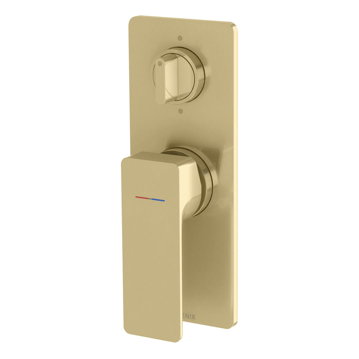 Phoenix Gloss MKII SwitchMix Shower/Bath Diverter Mixer (Complete Kit), Brushed Gold