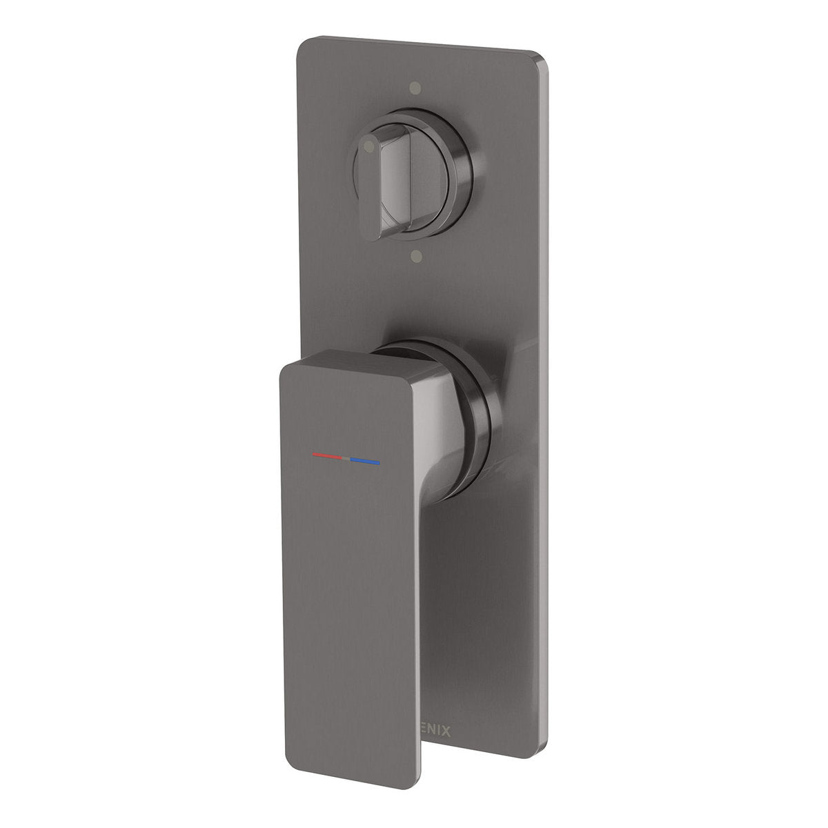 Phoenix Gloss MKII SwitchMix Shower/Bath Diverter Mixer (Complete Kit), Brushed Carbon
