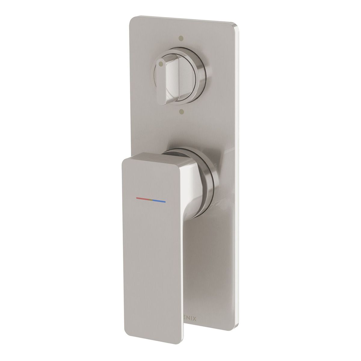 Gloss MKII SwitchMix Shower / Bath Diverter Mixer Fit-Off Kit - Brushed Nickel
