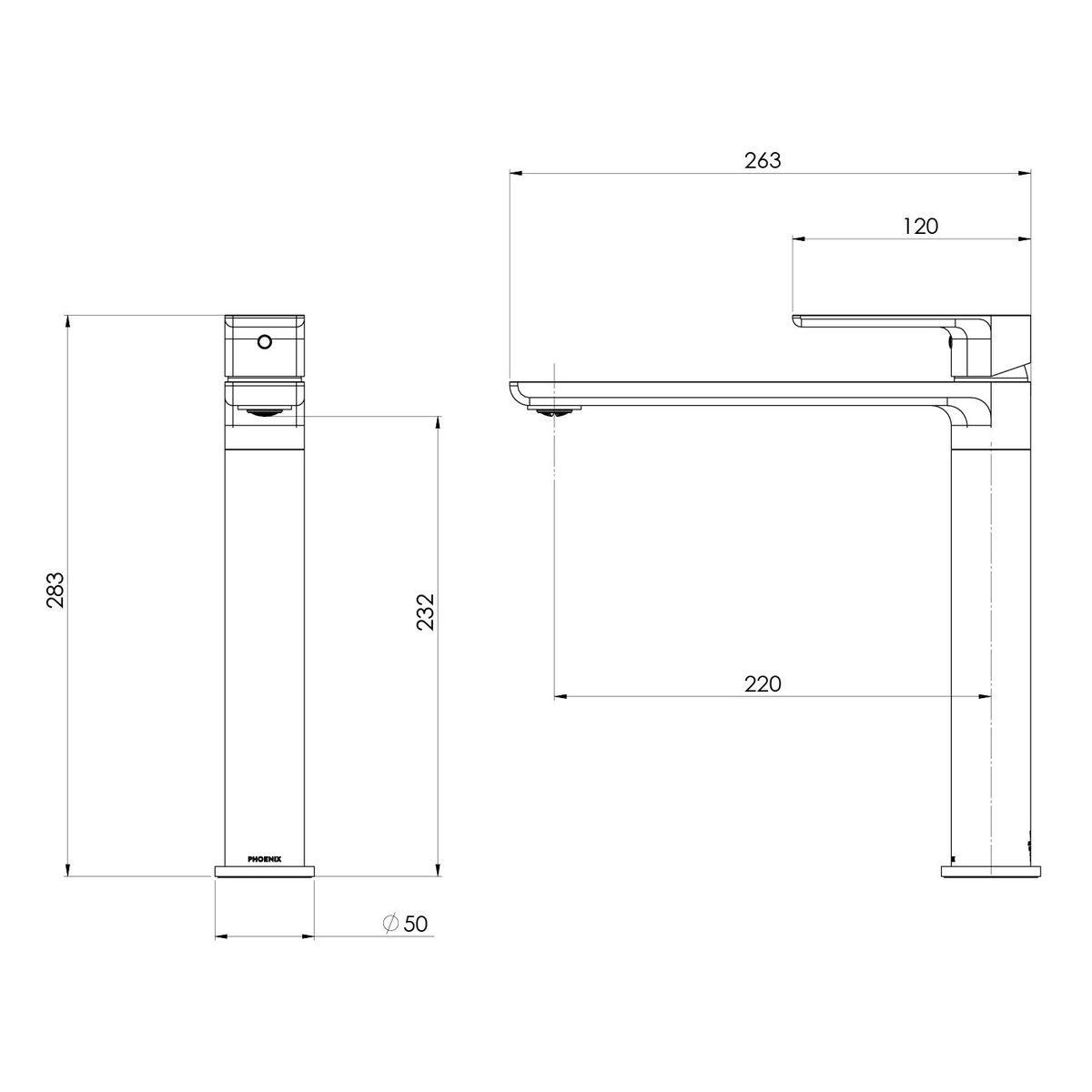 Gloss MKII Sink Mixer - Brushed Nickel