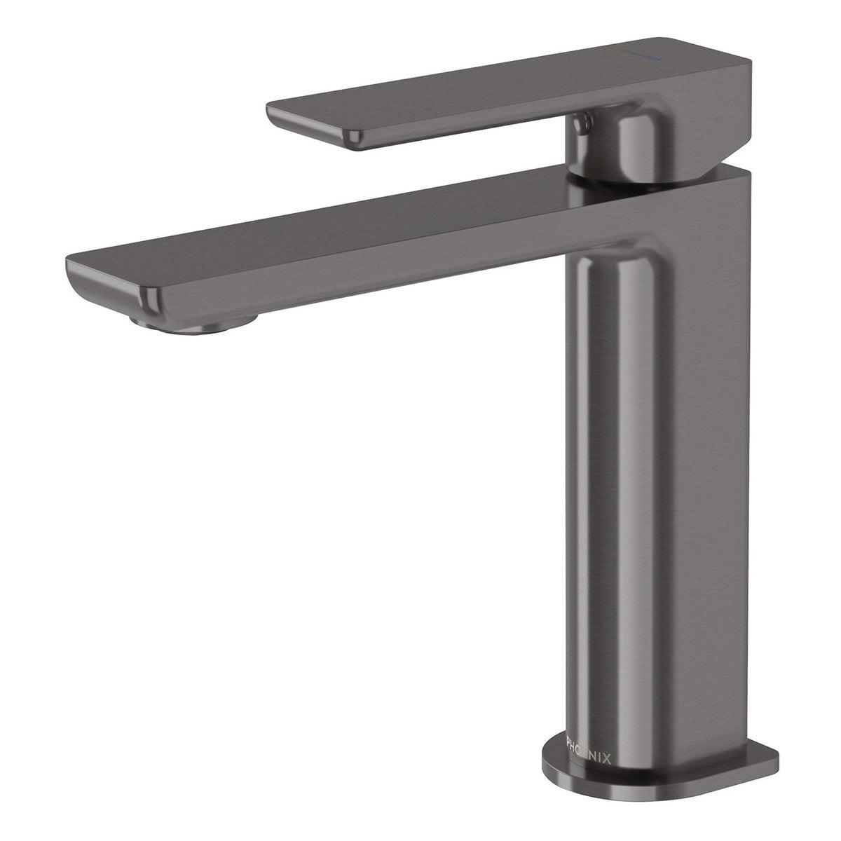 Phoenix GloStainless Steel MKII Basin Mixer, Lead Free, Brushed Carbon