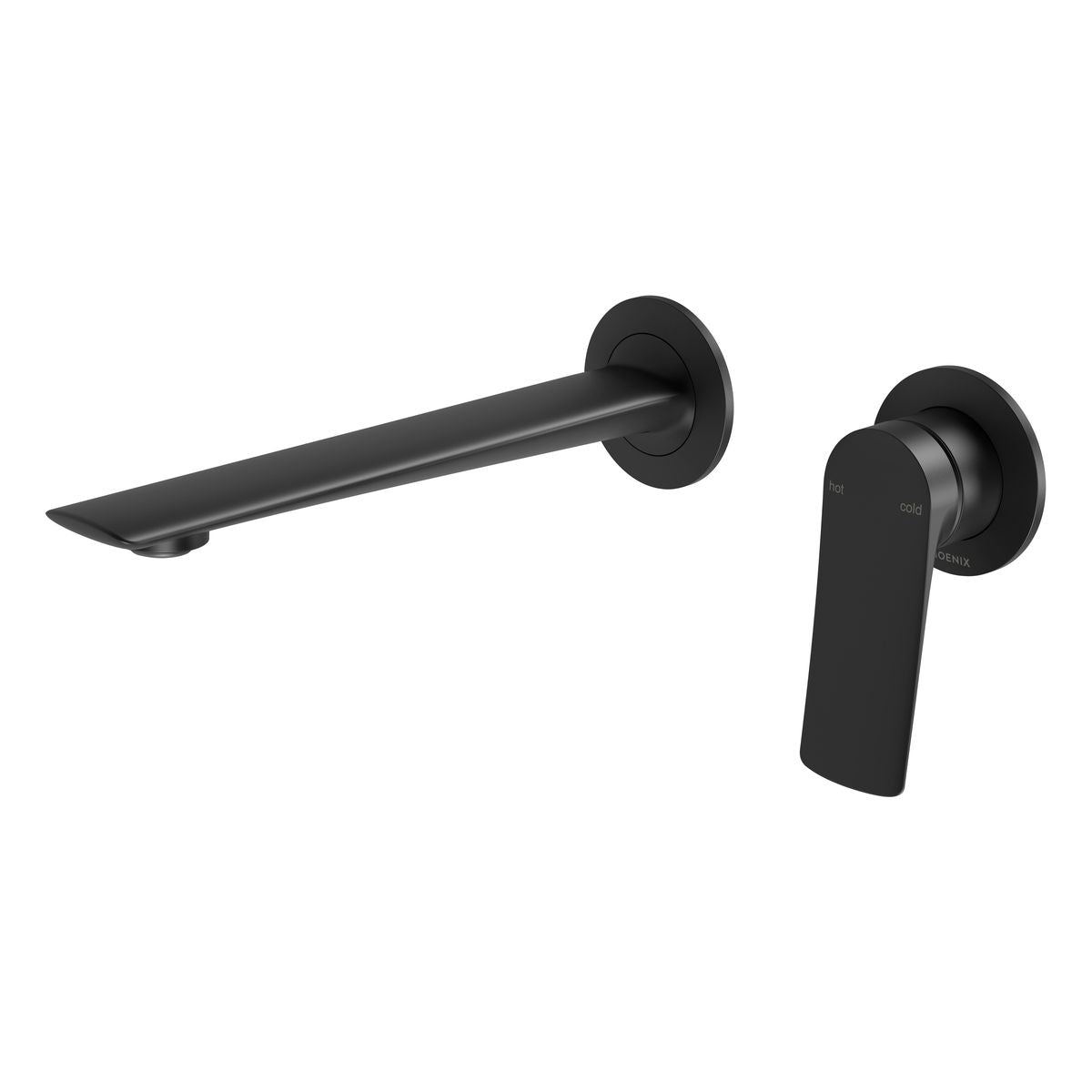 Phoenix Kusabi SwitchMix Wall Basin/Bath Mixer Set 200mm - Matte Black