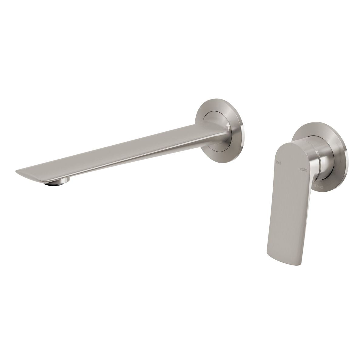 Phoenix Kusabi SwitchMix Wall Basin/Bath Mixer Set 200mm - Brushed Nickel