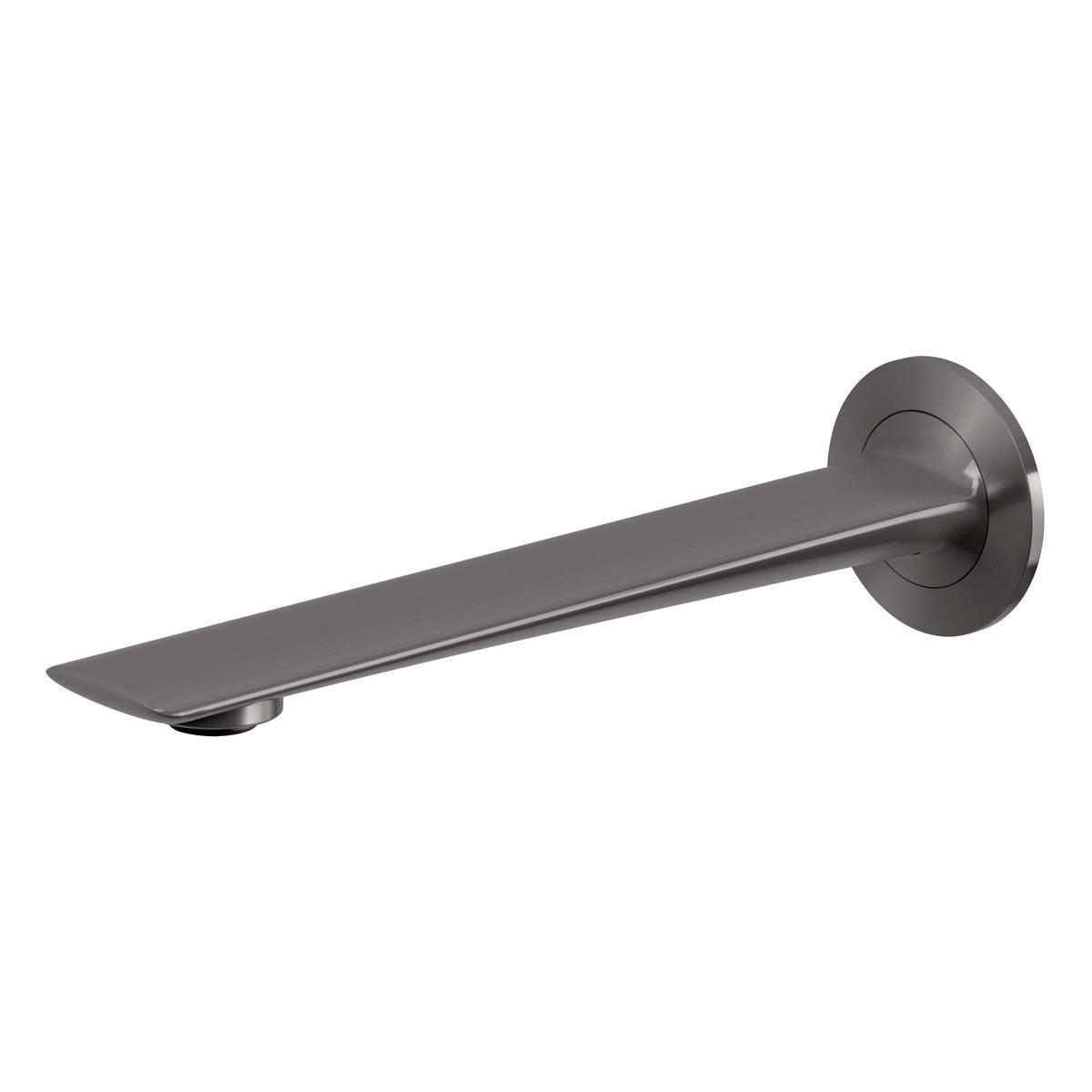 Phoenix Kusabi Wall Basin/Bath Outlet 200mm - Brushed Carbon