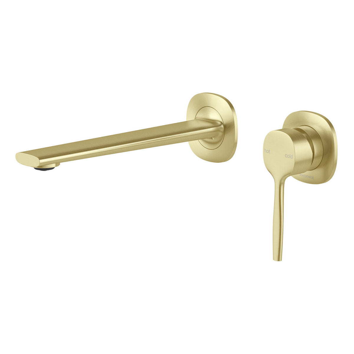 Phoenix Vask SwitchMix Wall Basin/Bath Mixer Set (Complete Kit) - Lead Free, Brushed Gold