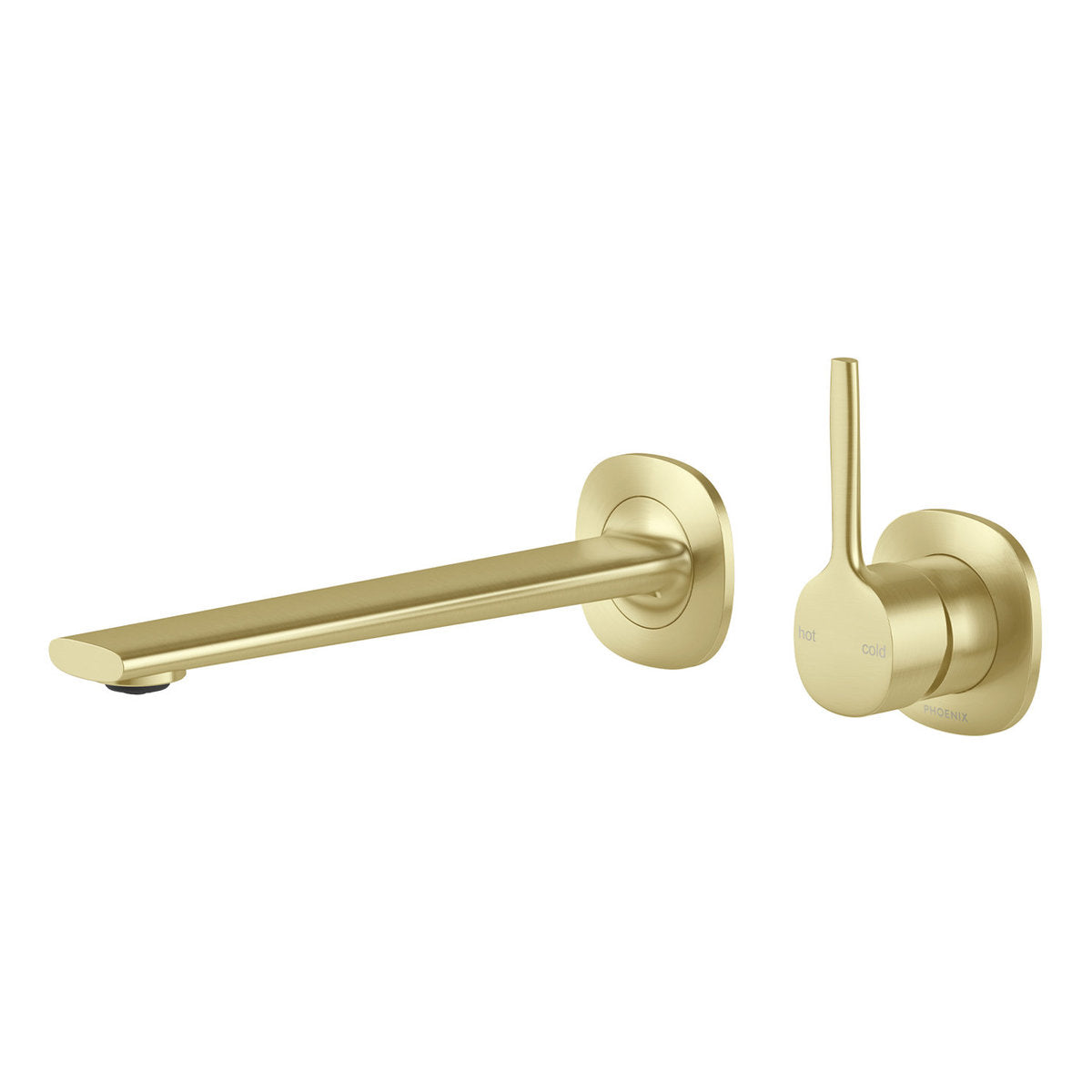 Phoenix Vask SwitchMix Wall Basin/Bath Mixer Set Pin Up (Complete Kit) - Lead Free, Brushed Gold