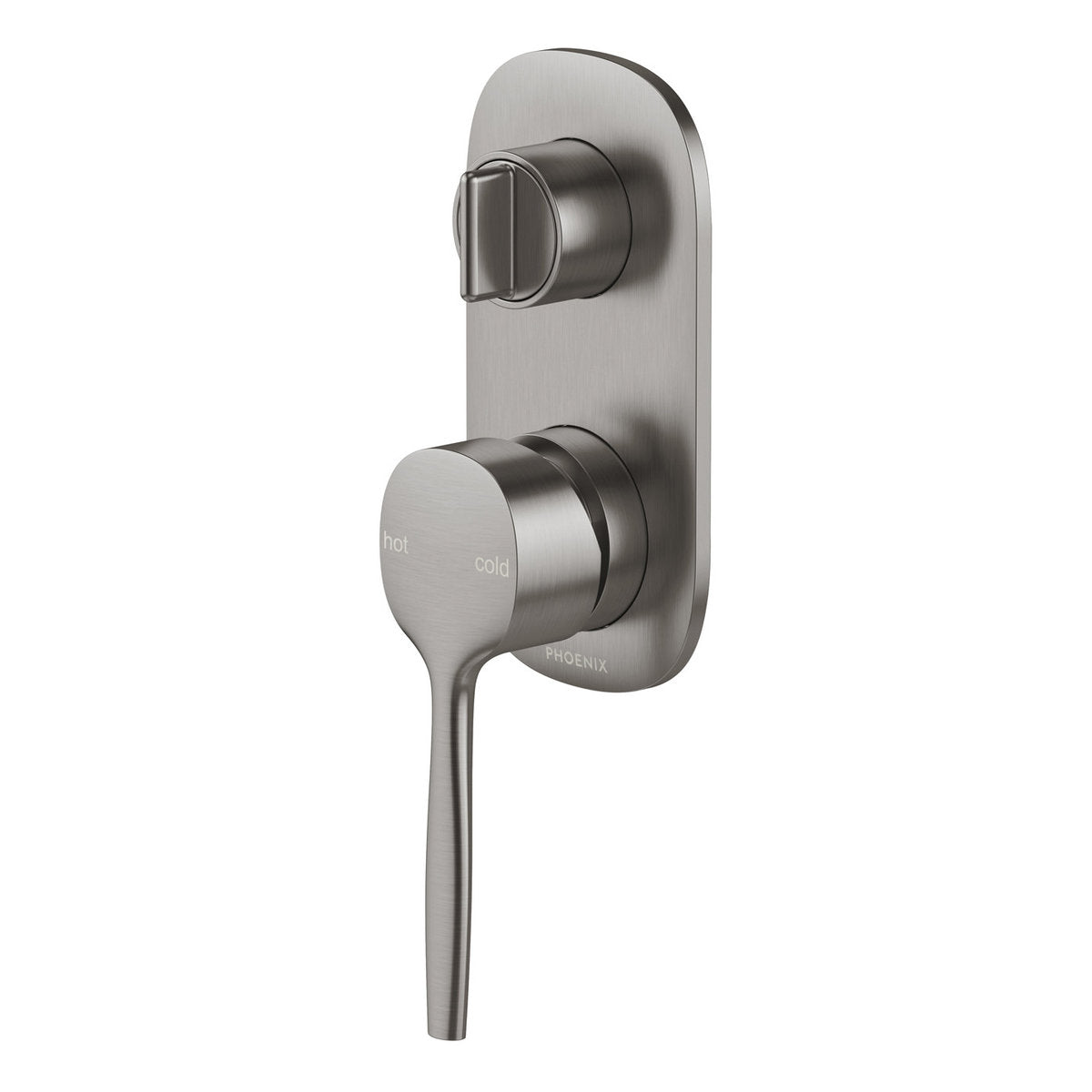 Phoenix Vask SwitchMix Shower/Bath Diverter Mixer (Complete Kit) - Lead Free, Brushed Carbon