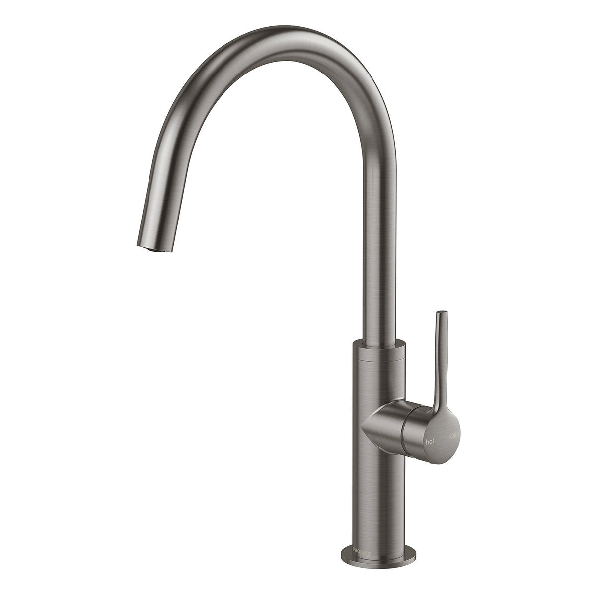 Phoenix Vask Sink Mixer 190mm - Lead Free, Brushed Carbon