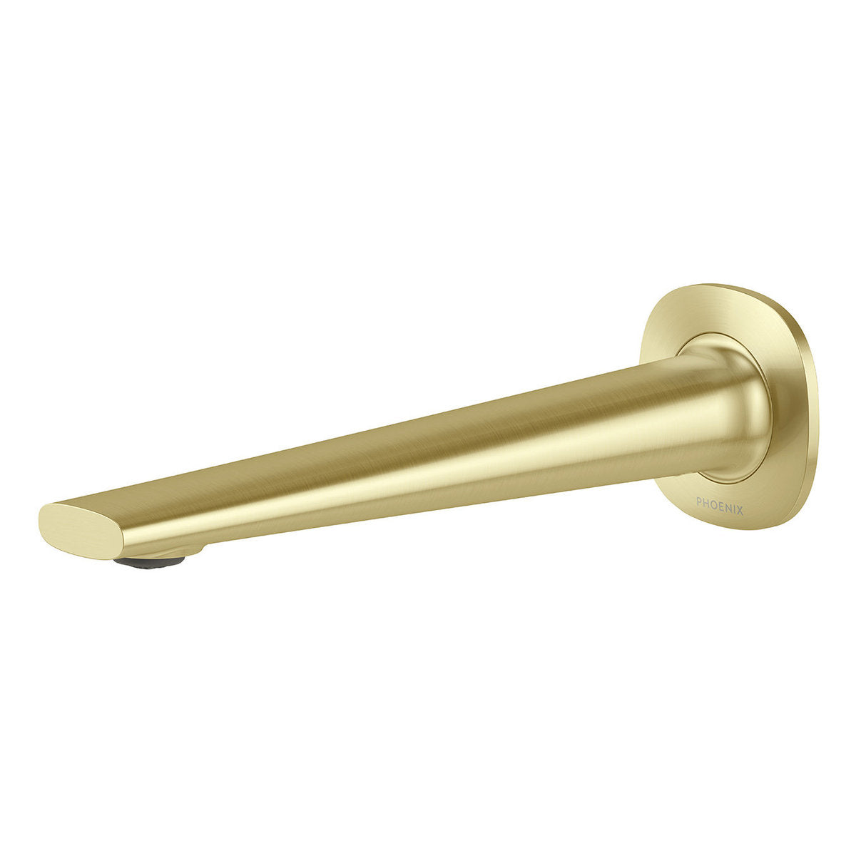 Phoenix Vask Wall Basin/Bath Outlet 200mm - Lead Free, Brushed Gold