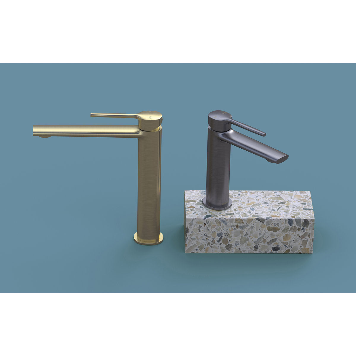 Phoenix Vask Vessel Mixer - Lead Free, Brushed Gold