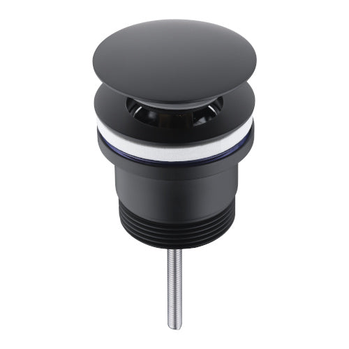 Cioso Universal 40mm Brass Pop Up Plug & Waste Matte Black