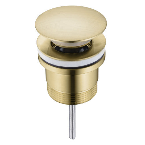 Cioso Universal 40mm Brass Pop Up Plug & Waste Modern Brass