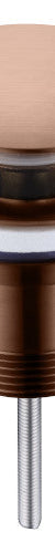 Cioso Universal 40mm Brass Pop Up Plug & Waste Brushed Copper