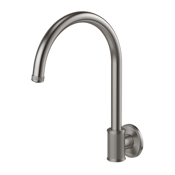 Phoenix Wiltern Wall Sink Outlet, Brushed Carbon