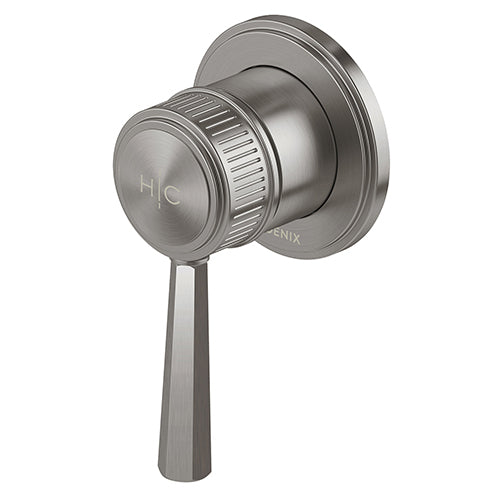 Phoenix Wiltern SwitchMix Shower/Wall Mixer Fit-Off Kit, Brushed Carbon