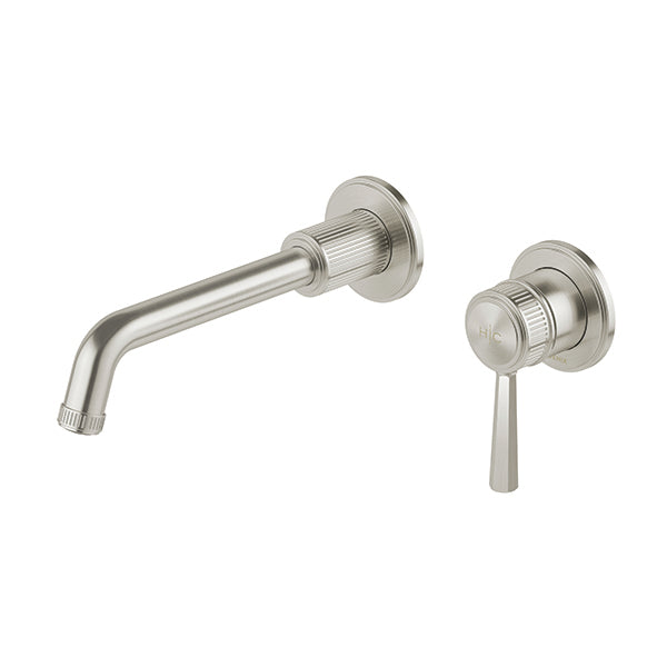 Phoenix Wiltern SwitchMix Wall Basin/Bath Mixer Set, Brushed Nickel