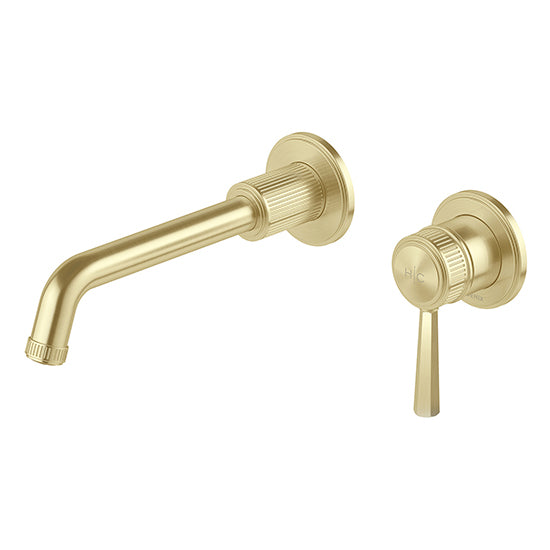 Phoenix Wiltern SwitchMix Wall Basin/Bath Mixer Set Fit-Off Kit, Brushed Gold