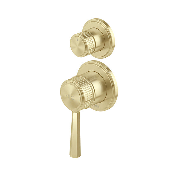 Phoenix Wiltern SwitchMix Shower/Bath Diverter Mixer, Brushed Gold