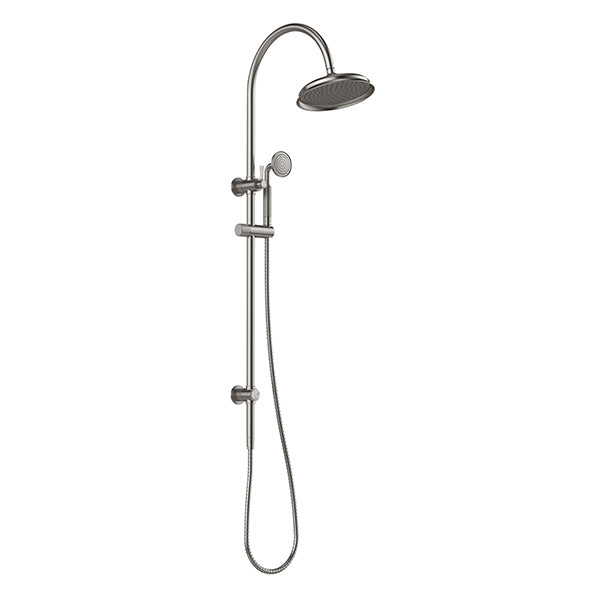 Phoenix Wiltern Twin Shower, Brushed Carbon